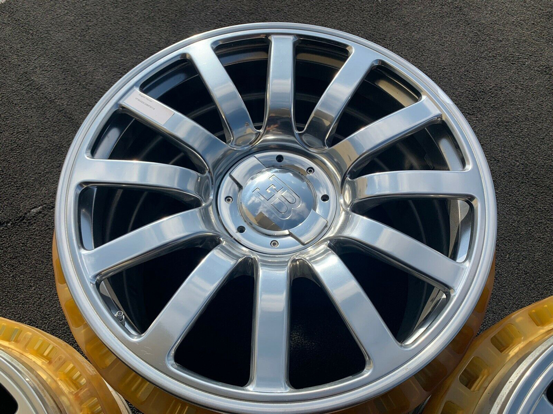 These Bugatti Veyron Wheels Would Make A Great Set Of Barstools