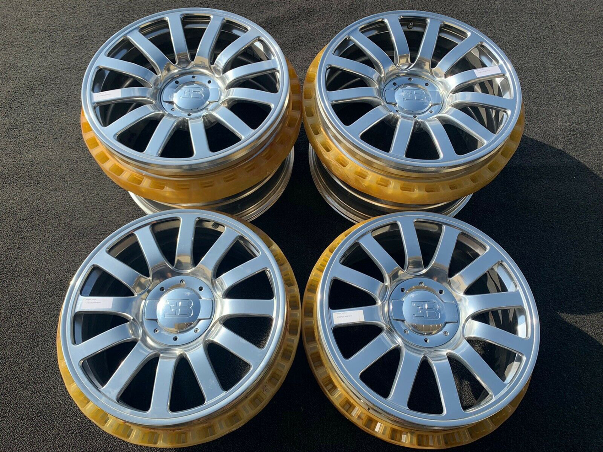 These Bugatti Veyron Wheels Would Make A Great Set Of Barstools
