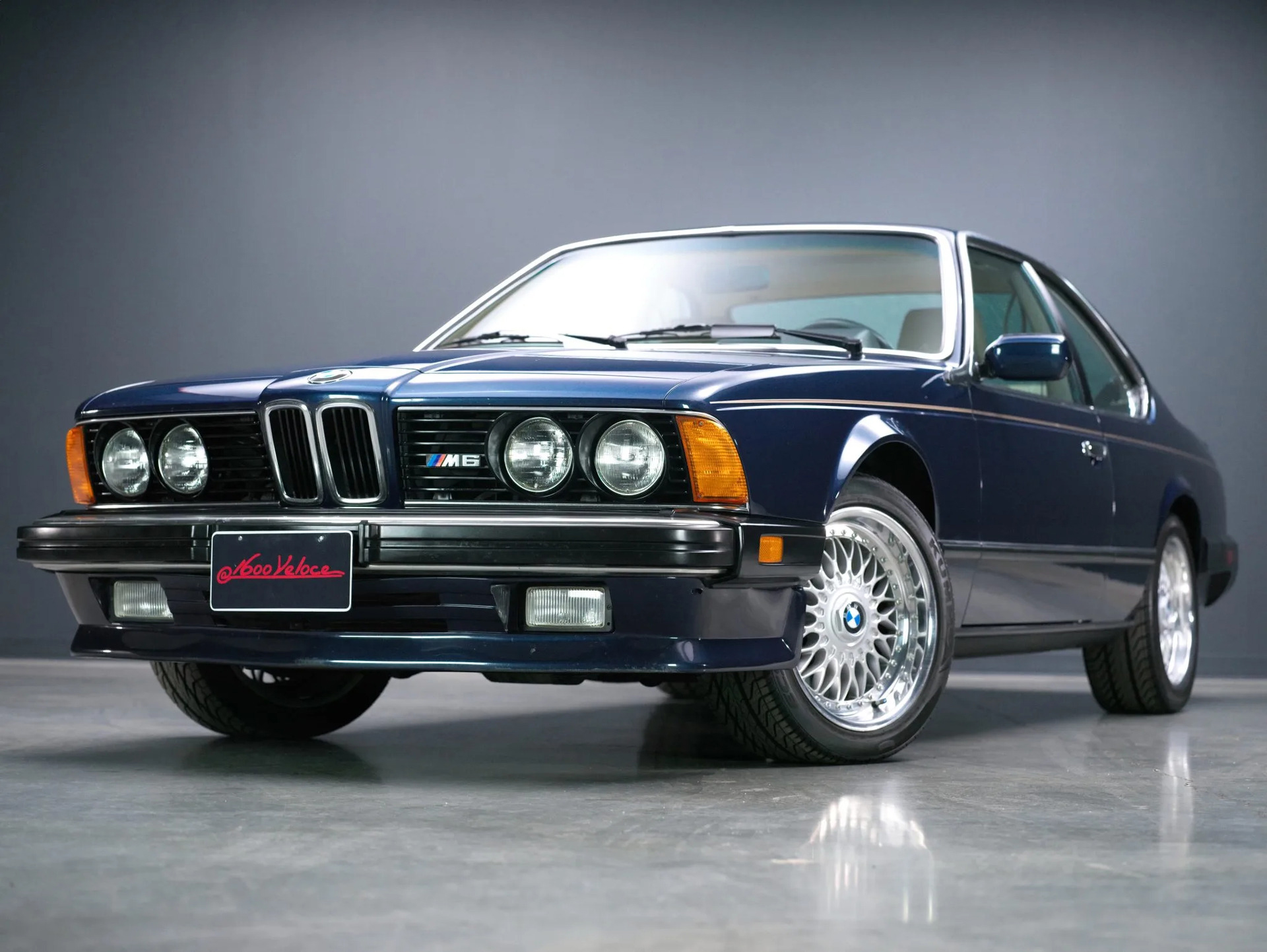 Beautiful Blue 1987 BMW M6 Just Begs To Be Driven