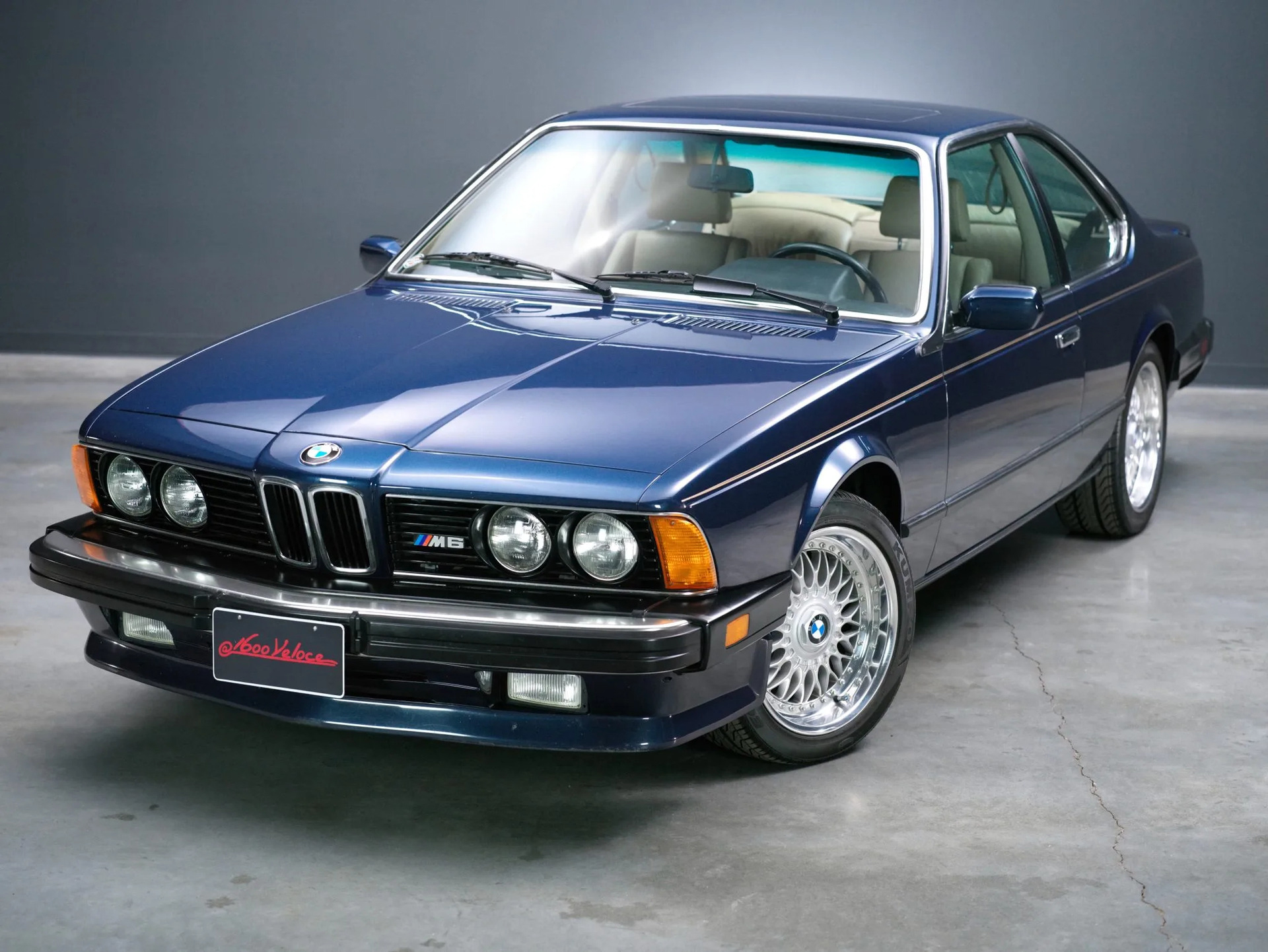 Beautiful Blue 1987 BMW M6 Just Begs To Be Driven