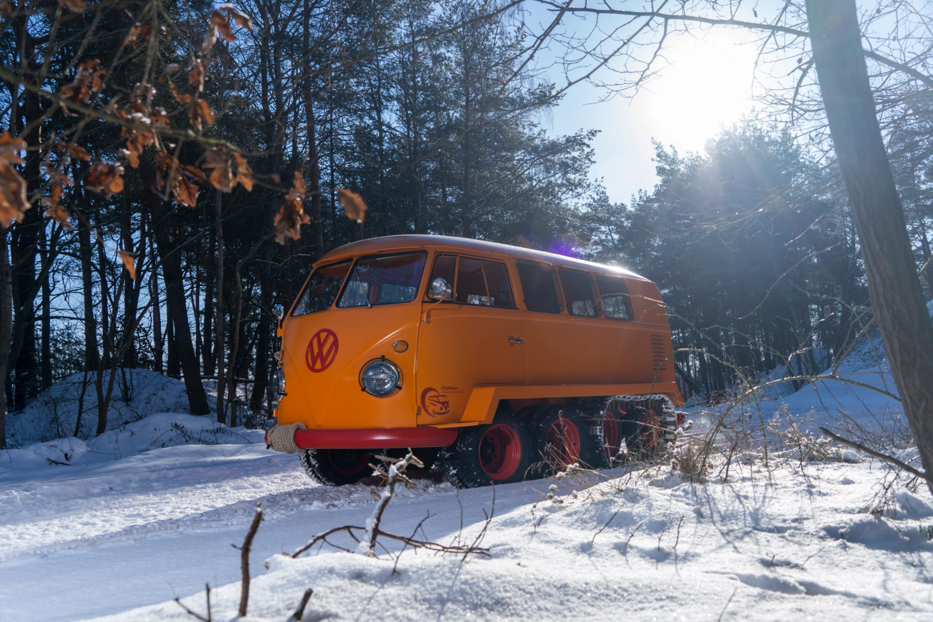 Freshly Restored VW Microbus Is An Adorable Explorer With A Touch Of Tank