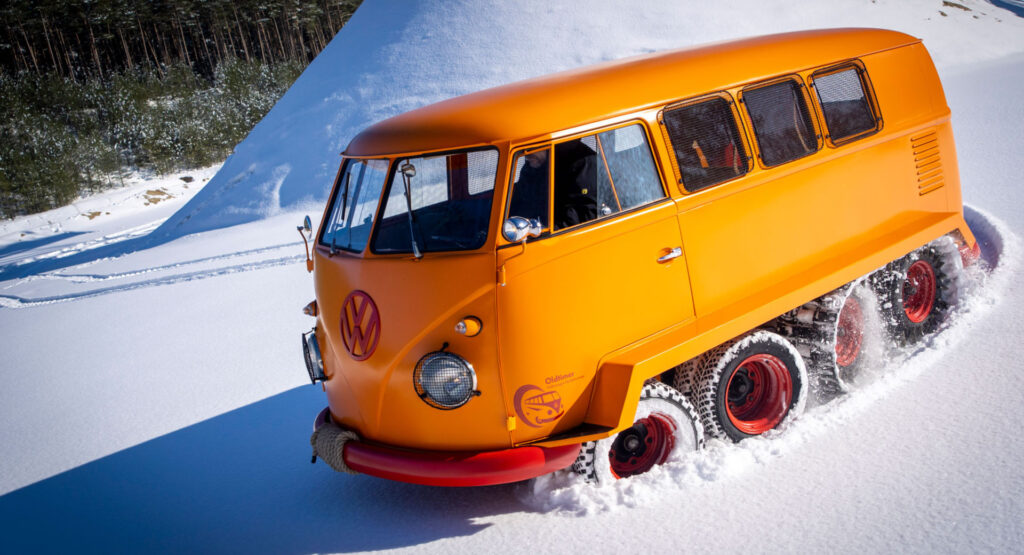 Freshly Restored VW Microbus Is An Adorable Explorer With A Touch Of Tank