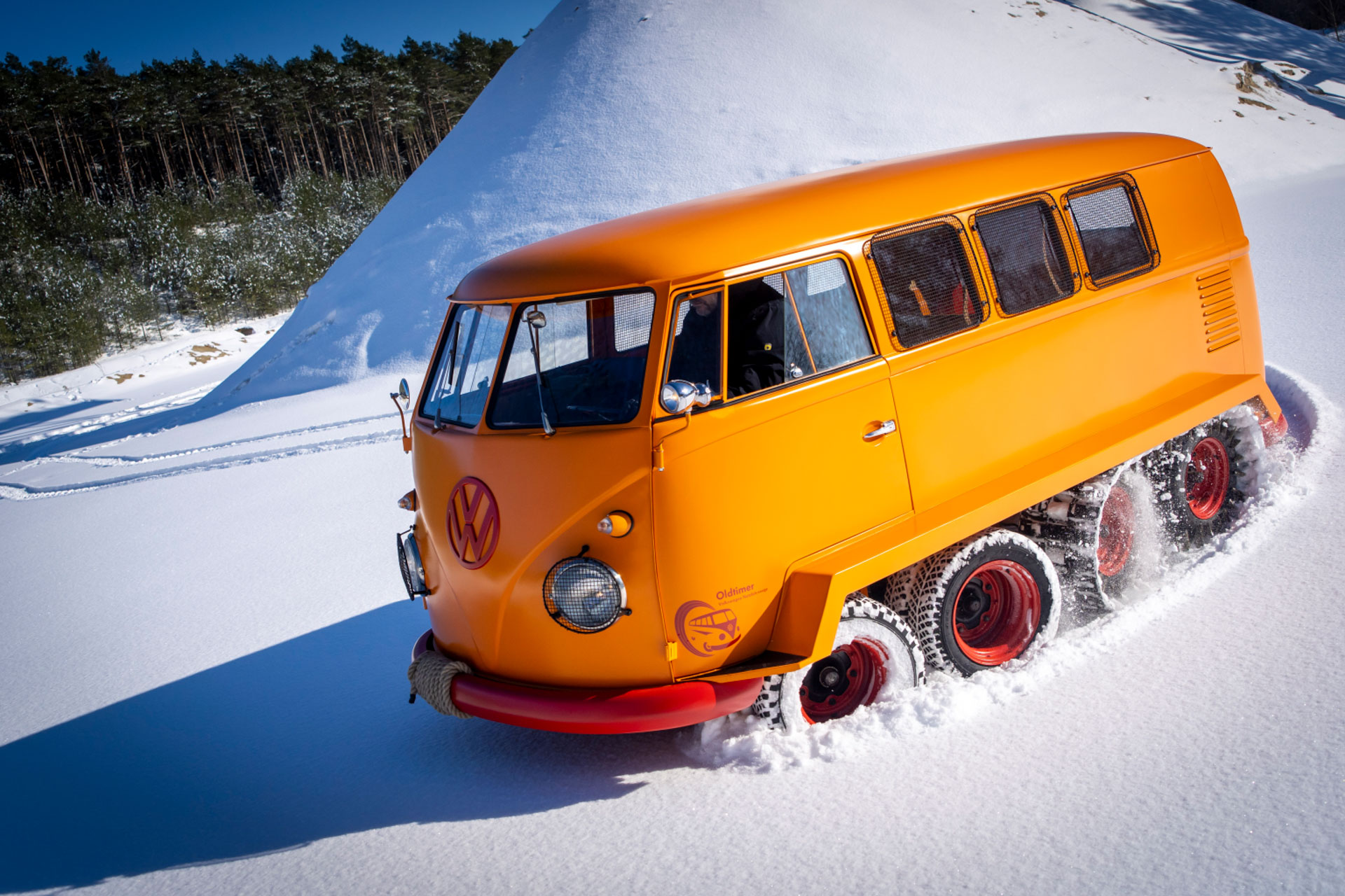 Freshly Restored VW Microbus Is An Adorable Explorer With A Touch Of Tank