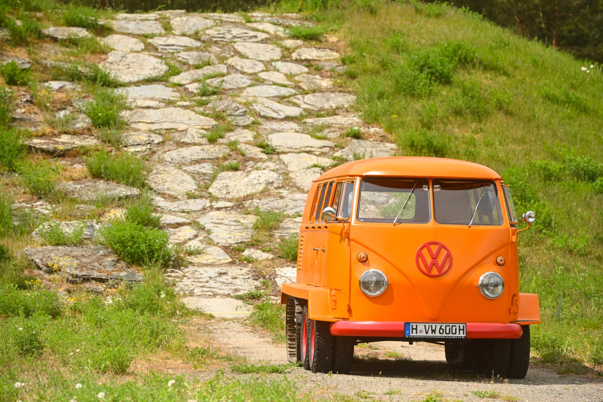 Freshly Restored VW Microbus Is An Adorable Explorer With A Touch Of Tank