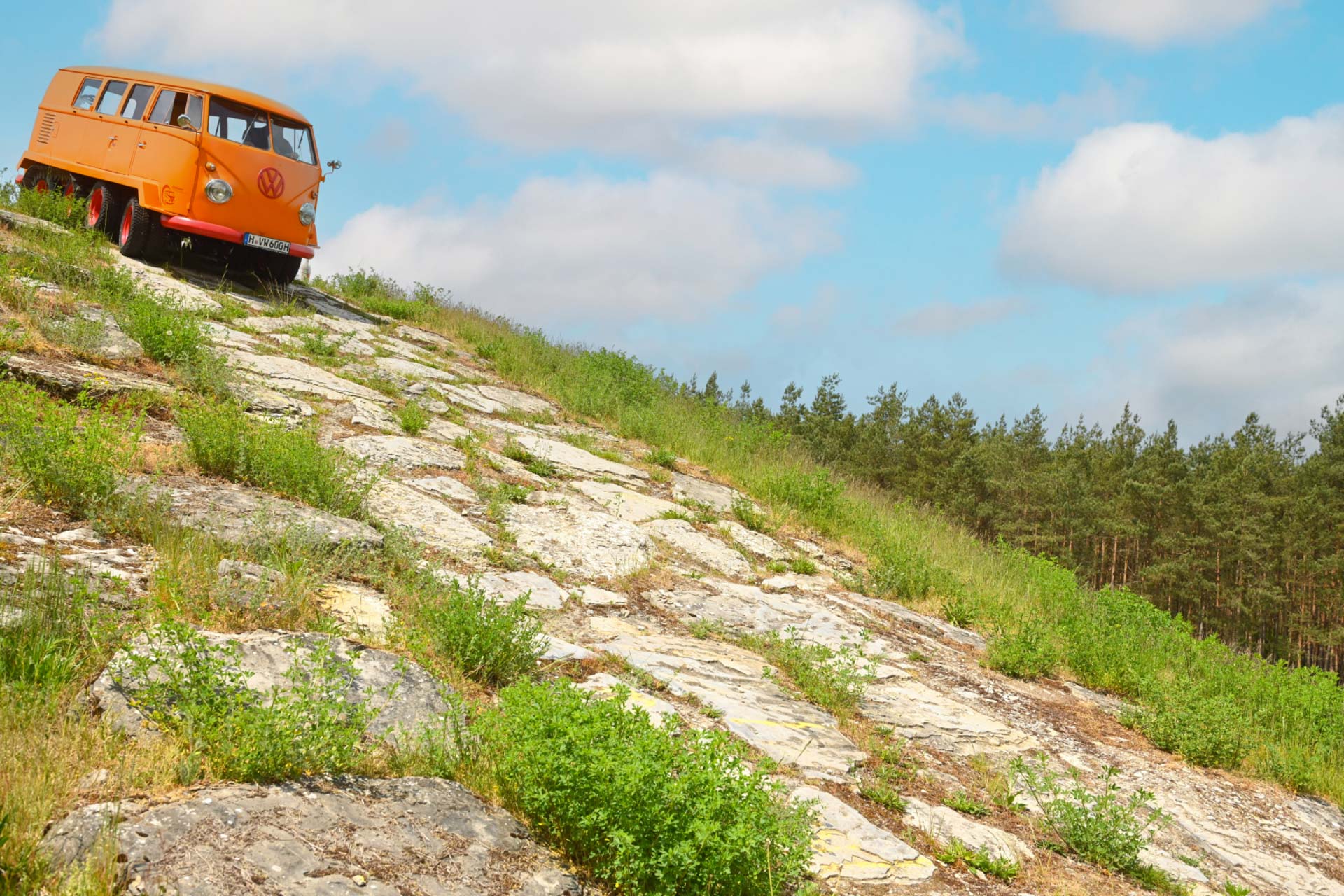 Freshly Restored VW Microbus Is An Adorable Explorer With A Touch Of Tank