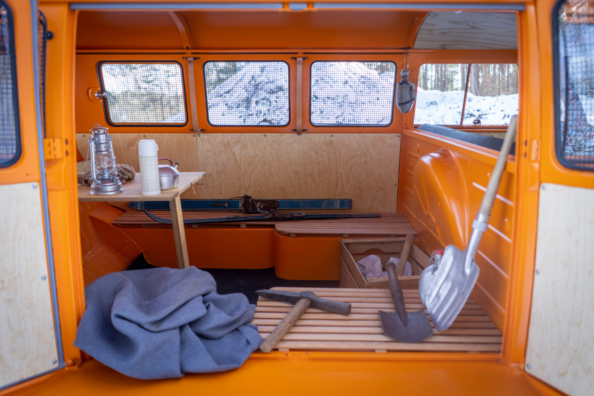 Freshly Restored VW Microbus Is An Adorable Explorer With A Touch Of Tank