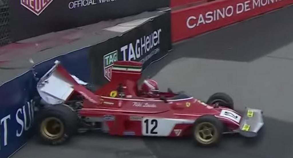  Charles Leclerc Crashes Niki Lauda’s Ferrari F1 Car At Monaco Historic Grand Prix