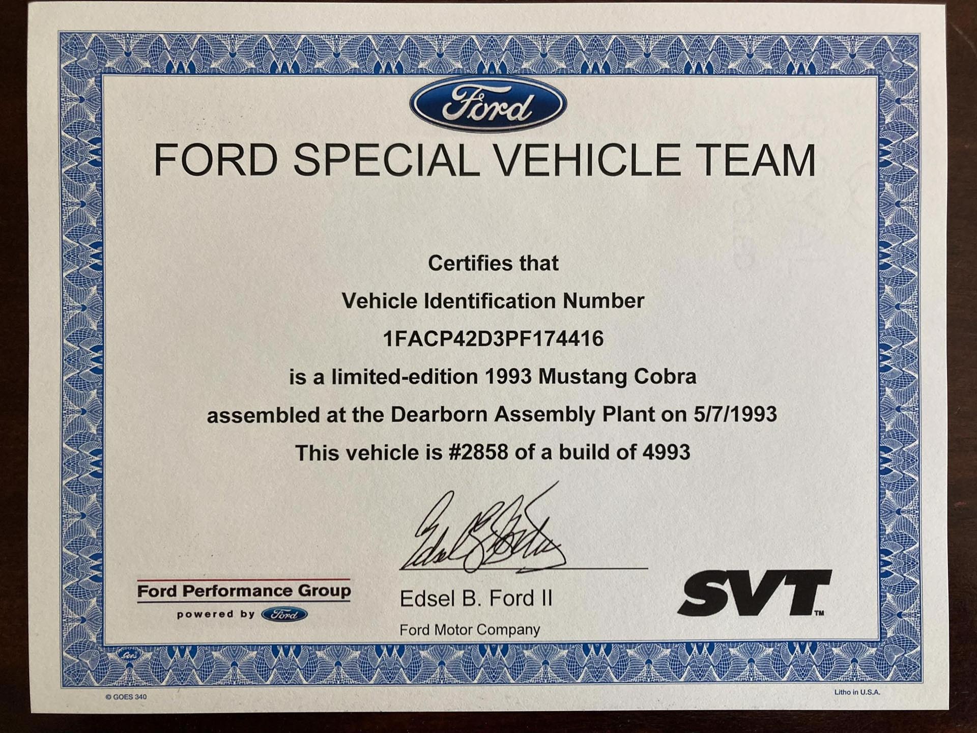 “New” 35-Mile 1993 Ford Mustang SVT Cobra Is One Foxy Lady That’s Still In Wraps