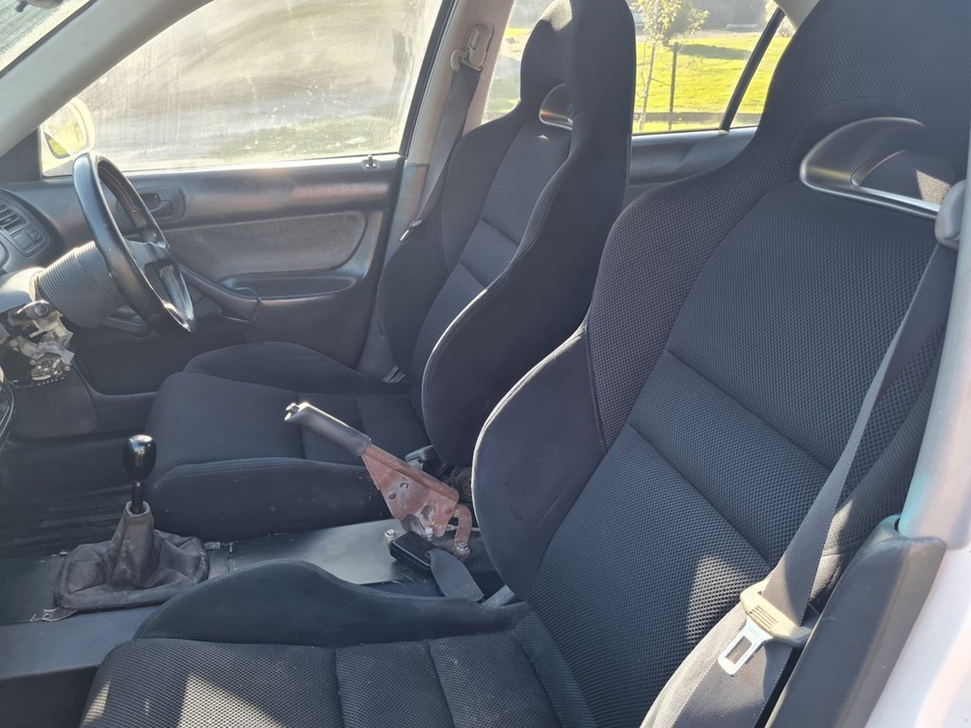 Sedate-Looking 1996 Honda Civic Sedan Packs A Silvia Turbo Engine And RWD Secret