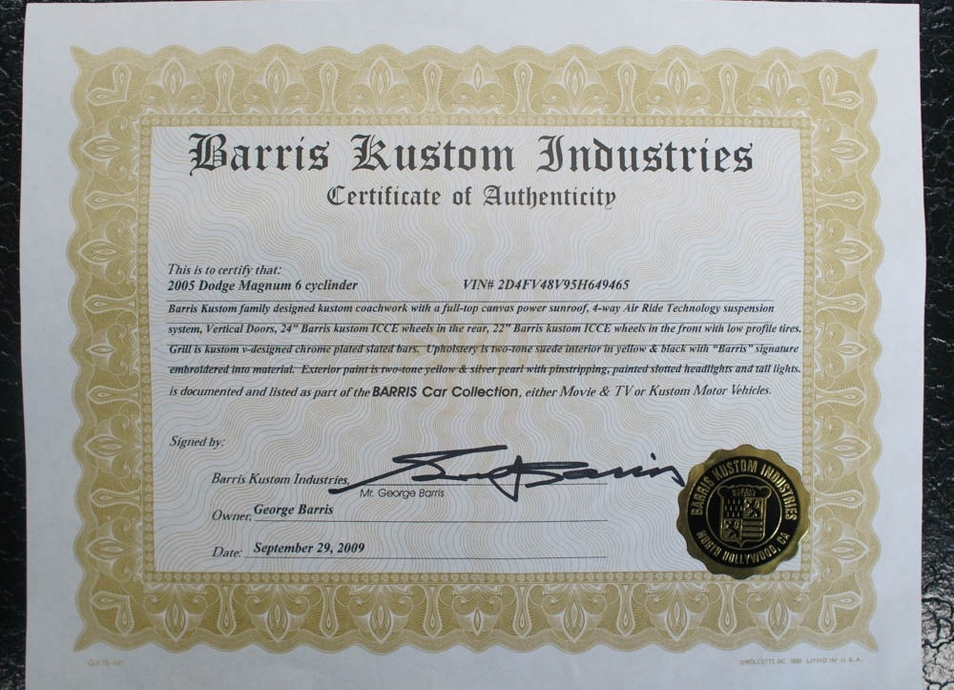 George Barris-Designed Dodge Magnum Custom Build Is Really Something