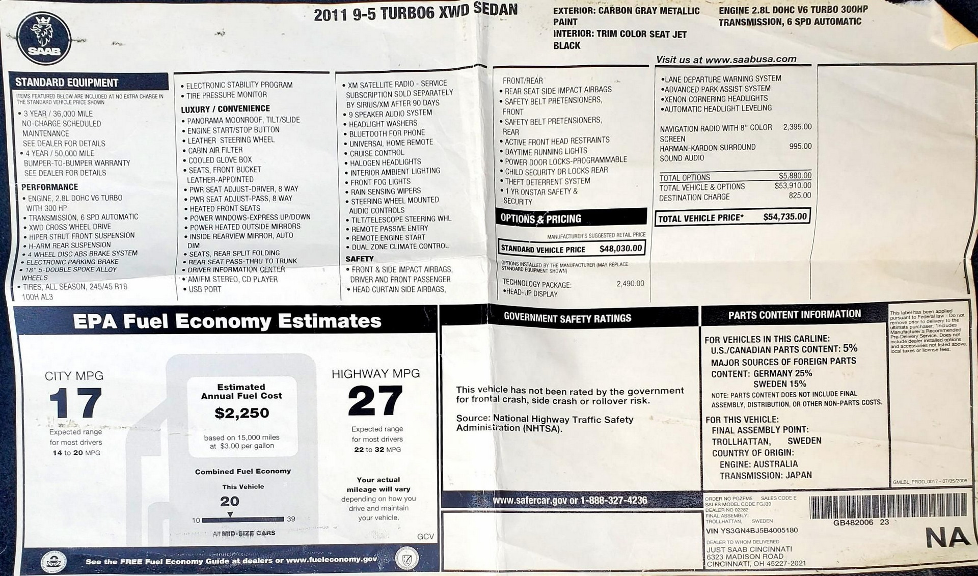 Could This Stunning Saab 9-5 Sendoff End Up Being A Steal Of A Deal?