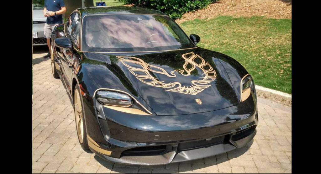  Pontiac May Be Dead But The Screaming Chicken Lives On With Smokey Und Der Bandit-Inspired Taycan