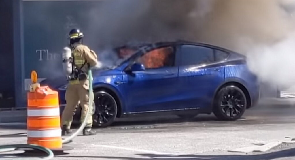 NHTSA Asks Tesla For More Information On Recent Model Y Fire In Canada