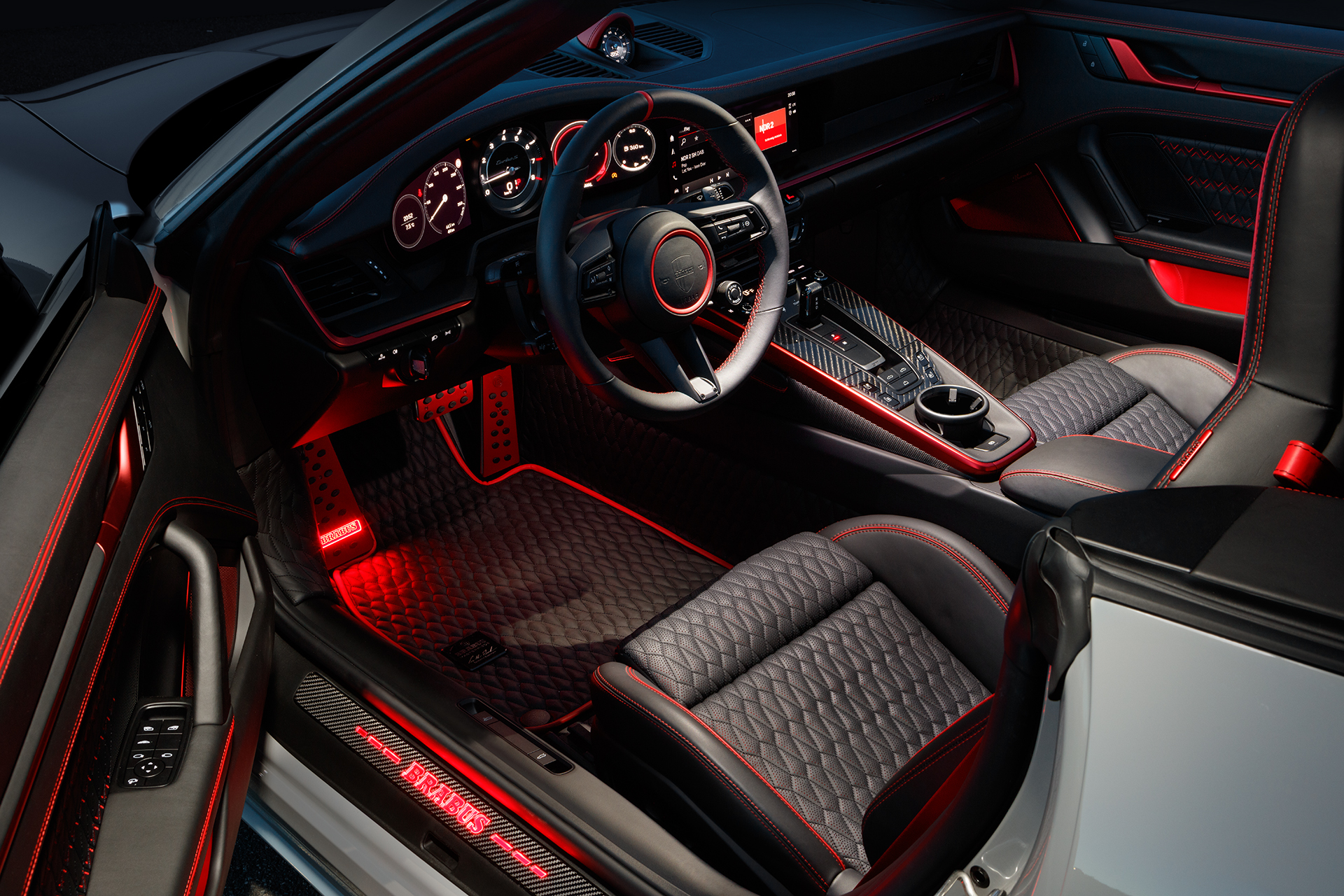 Brabus Makes The Porsche 911 Turbo S Cabriolet Even Faster And More Luxurious