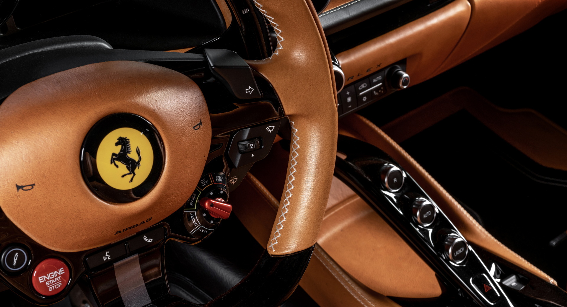 Carlex Design Leathers Up Ferrari 812 GTS In Kudu And Buffalo Hides