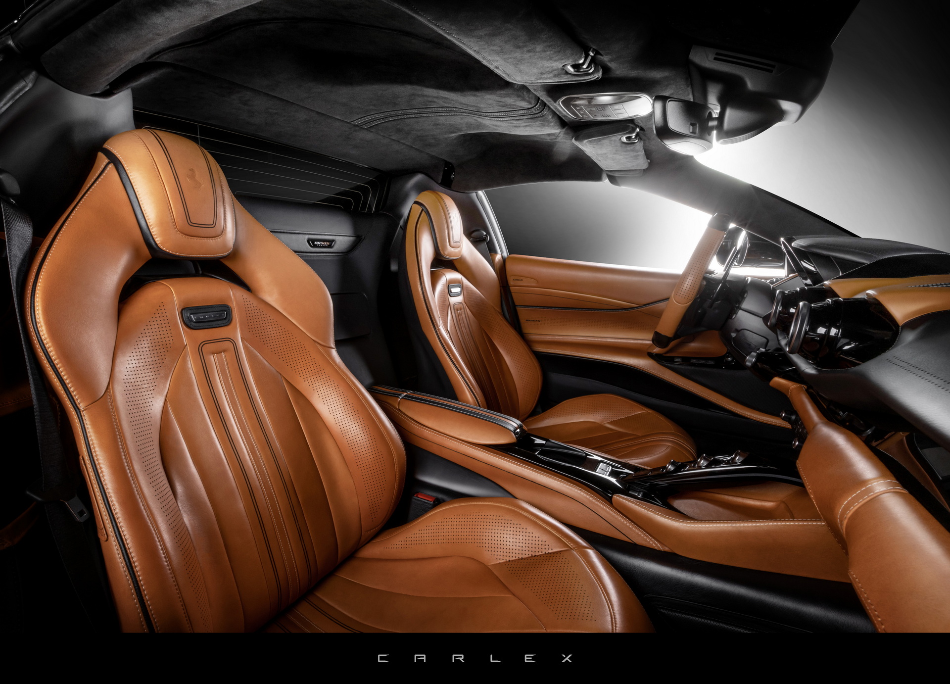 Carlex Design Leathers Up Ferrari 812 GTS In Kudu And Buffalo Hides