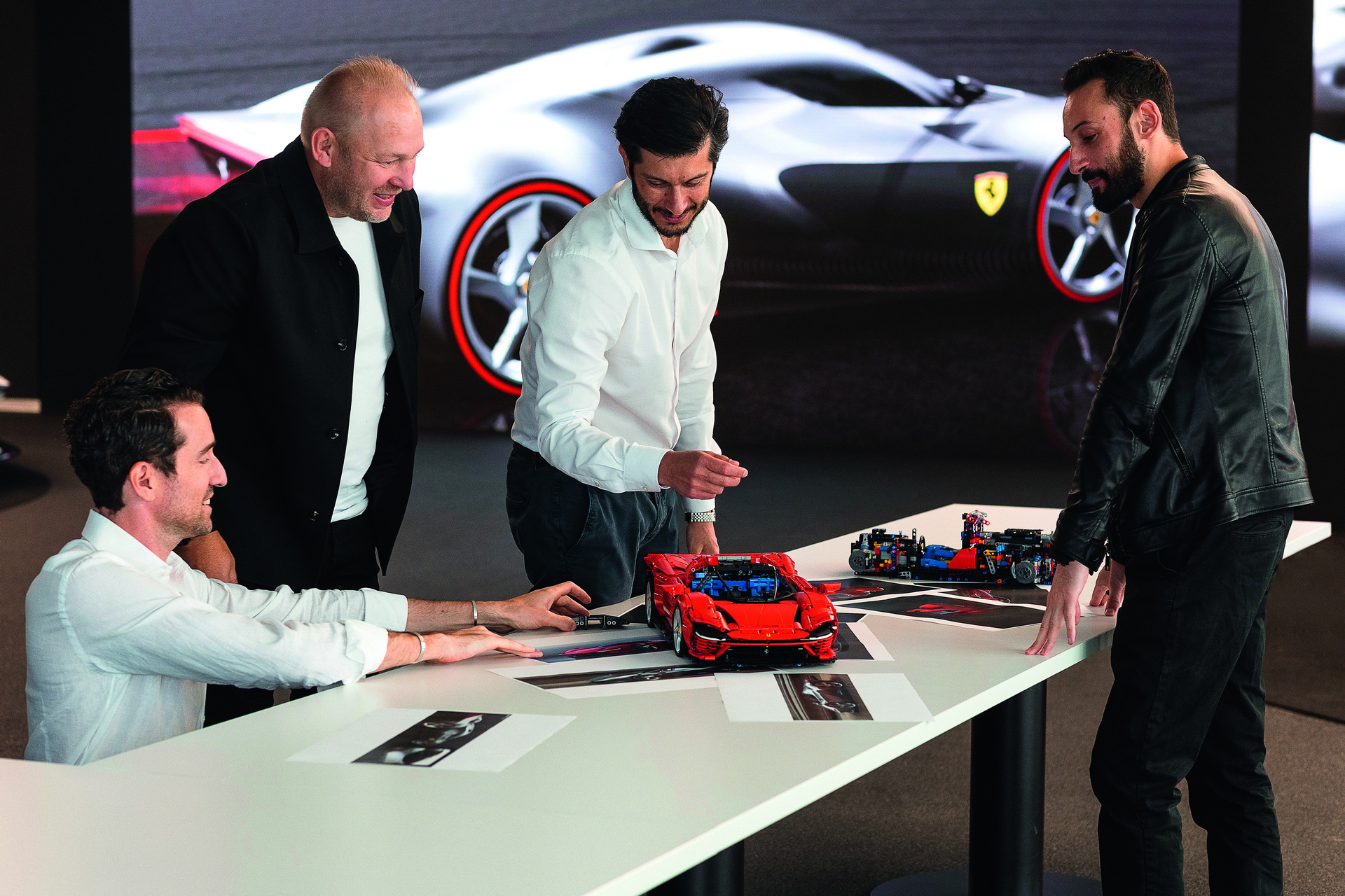 1:8 Scale Ferrari Daytona SP3 LEGO Technic Set Somehow Has Working 8-Speed Sequential Gearbox