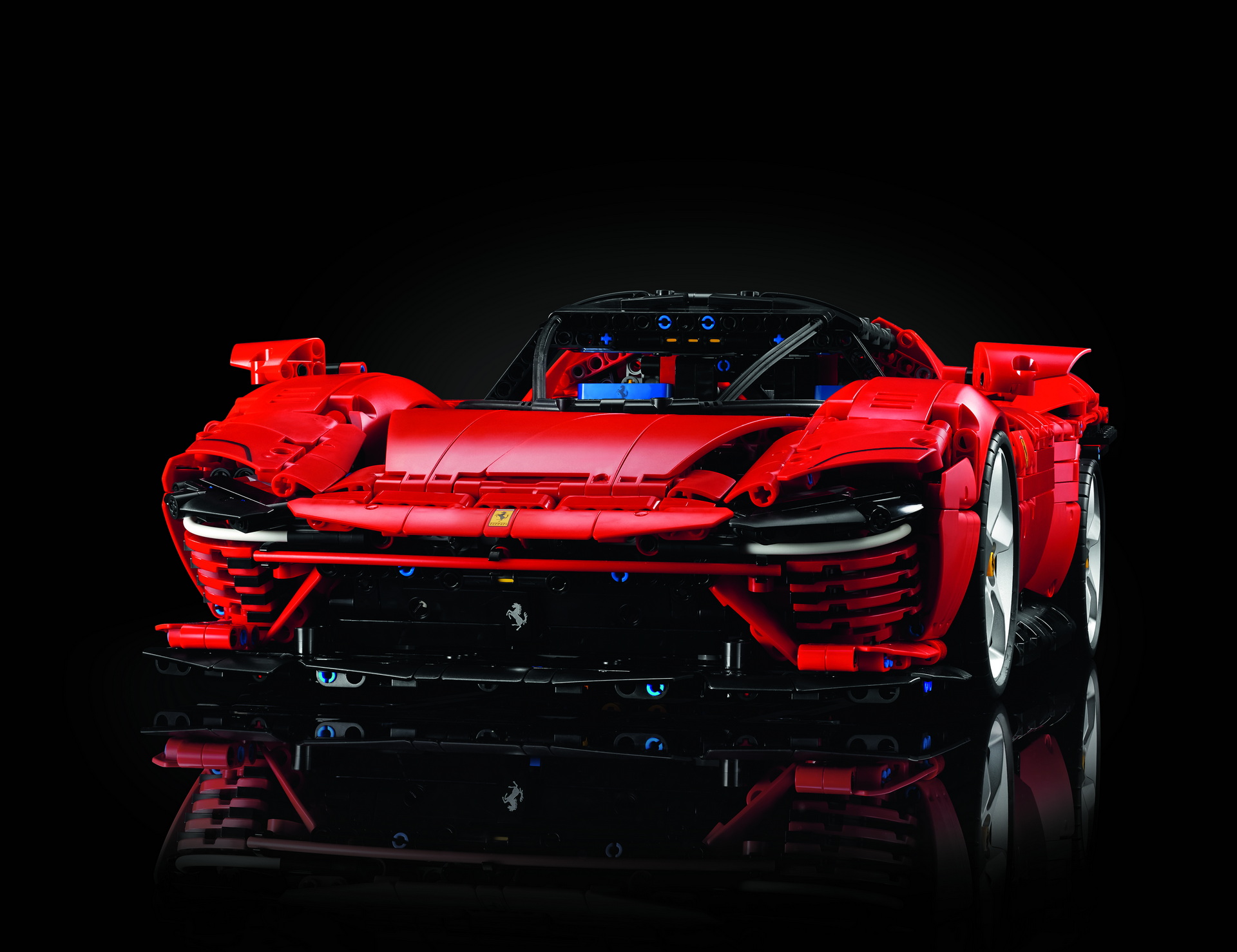 1:8 Scale Ferrari Daytona SP3 LEGO Technic Set Somehow Has Working 8-Speed Sequential Gearbox