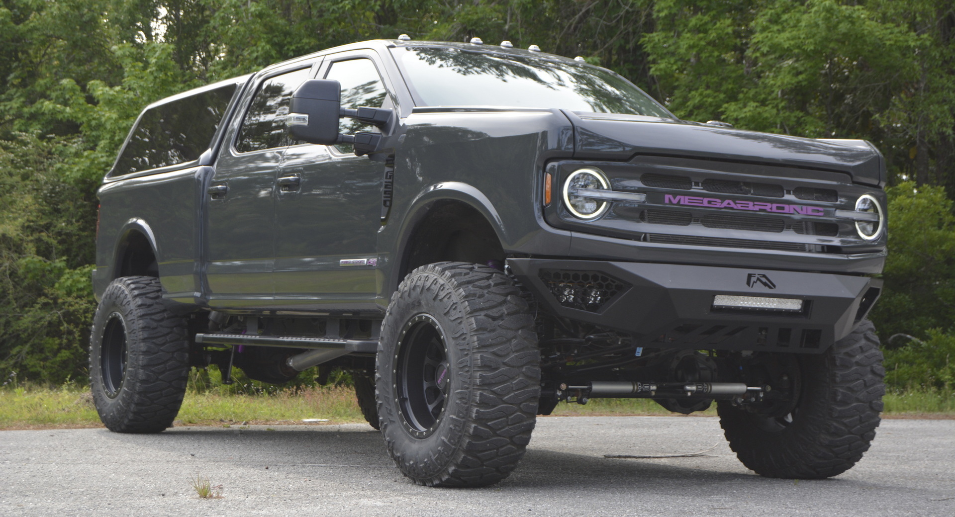 Meet The MegaBronc, A Ford F-250 With Three Rows And A Bronco Face