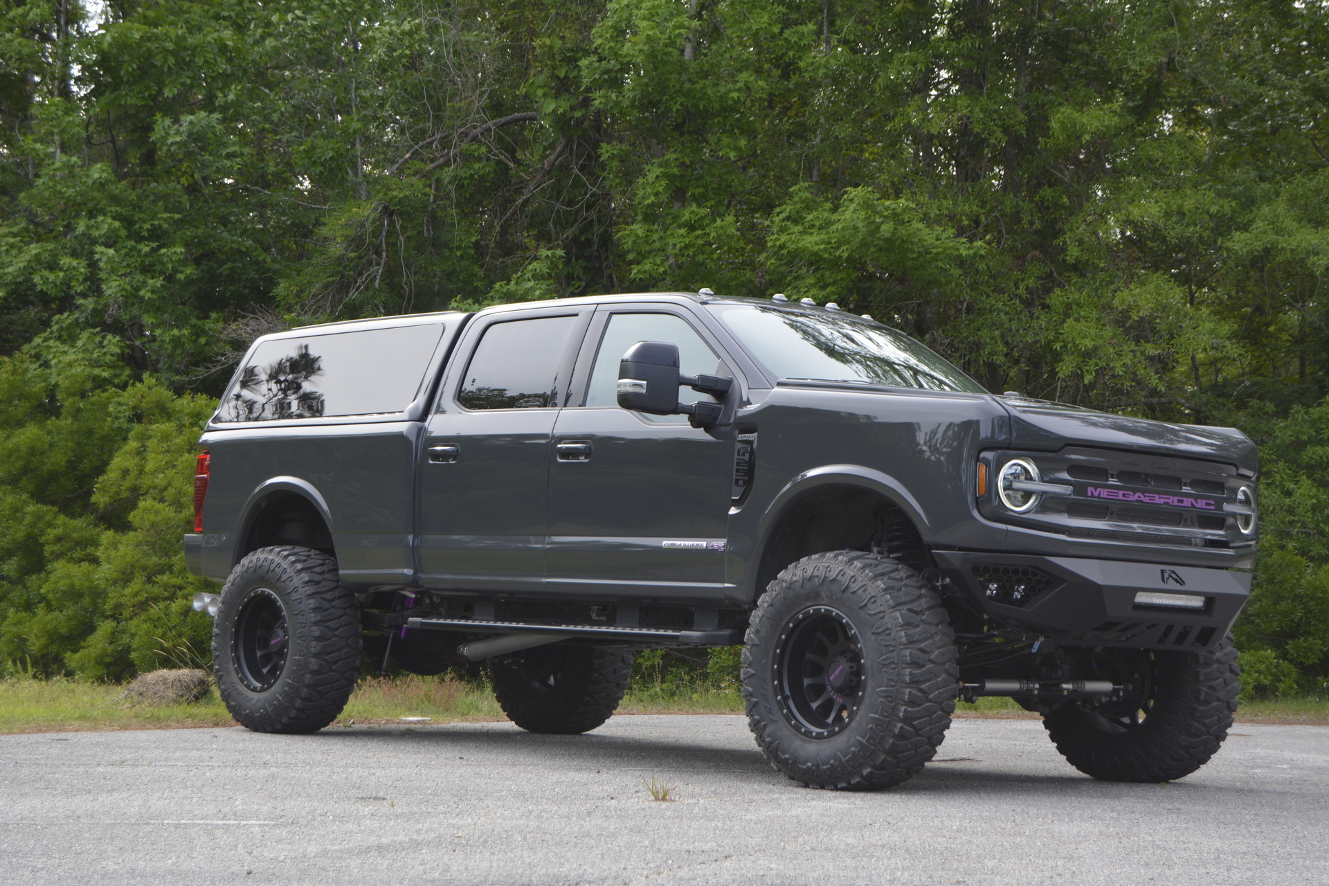 Meet The MegaBronc, A Ford F-250 With Three Rows And A Bronco Face