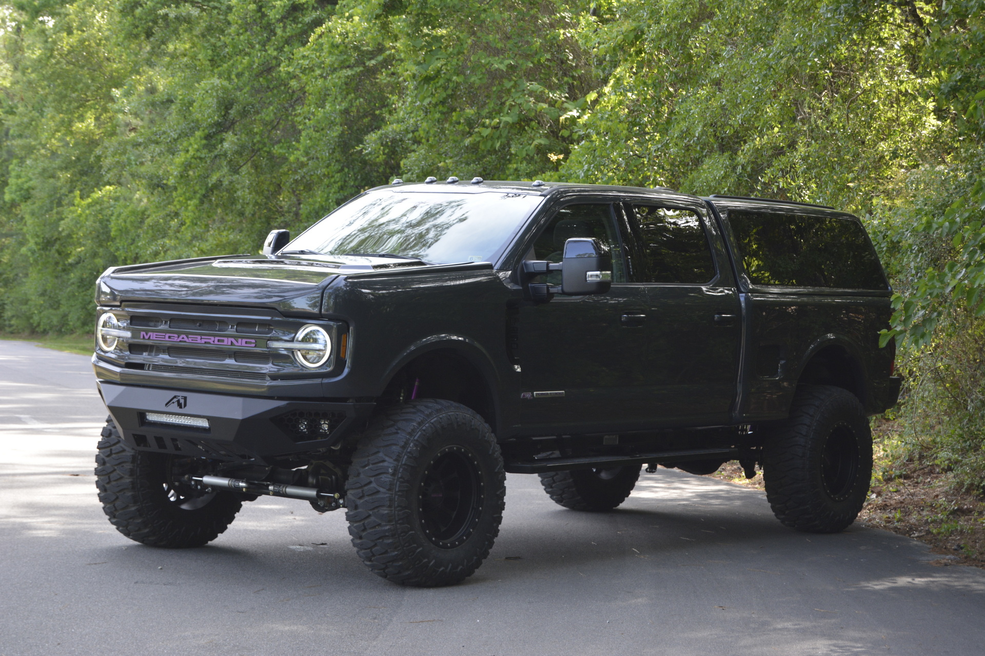 Meet The MegaBronc, A Ford F-250 With Three Rows And A Bronco Face