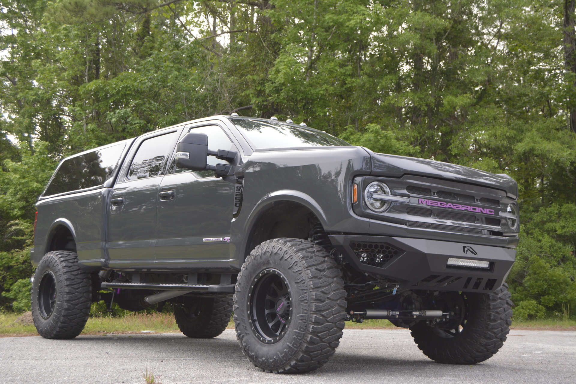 Meet The MegaBronc, A Ford F-250 With Three Rows And A Bronco Face