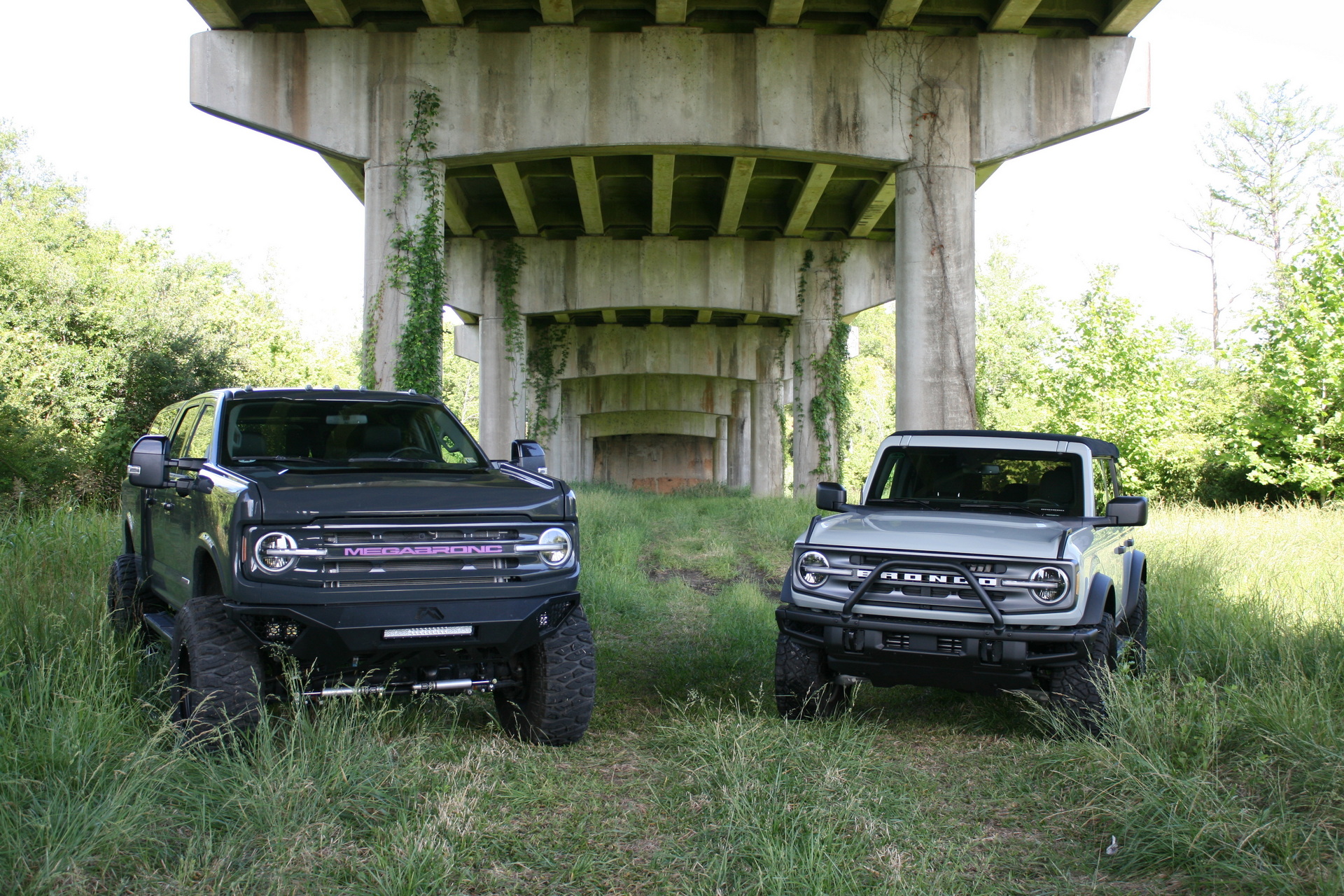 Meet The MegaBronc, A Ford F-250 With Three Rows And A Bronco Face