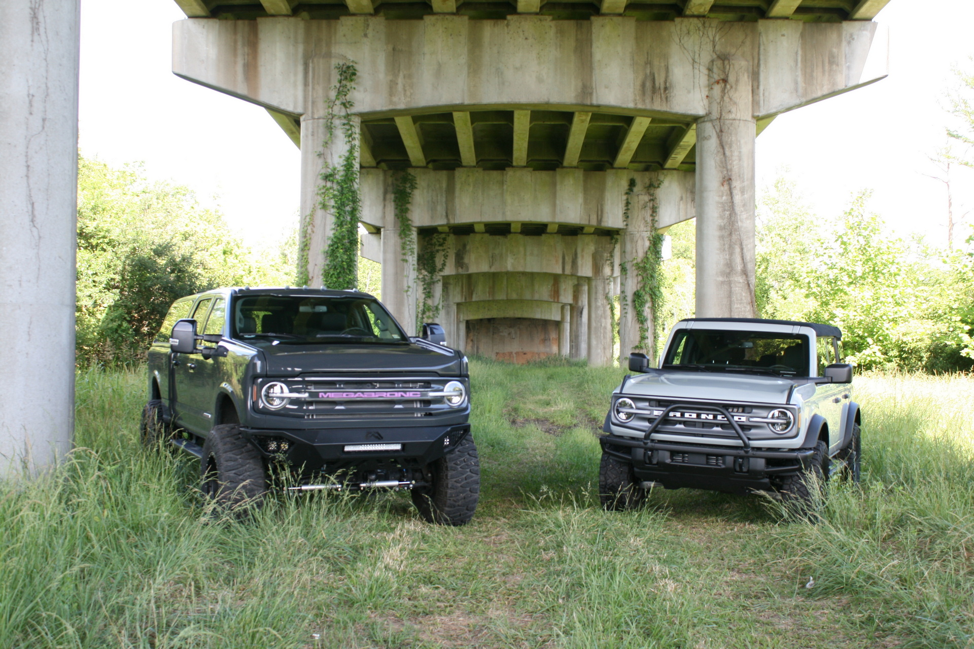 Meet The MegaBronc, A Ford F-250 With Three Rows And A Bronco Face