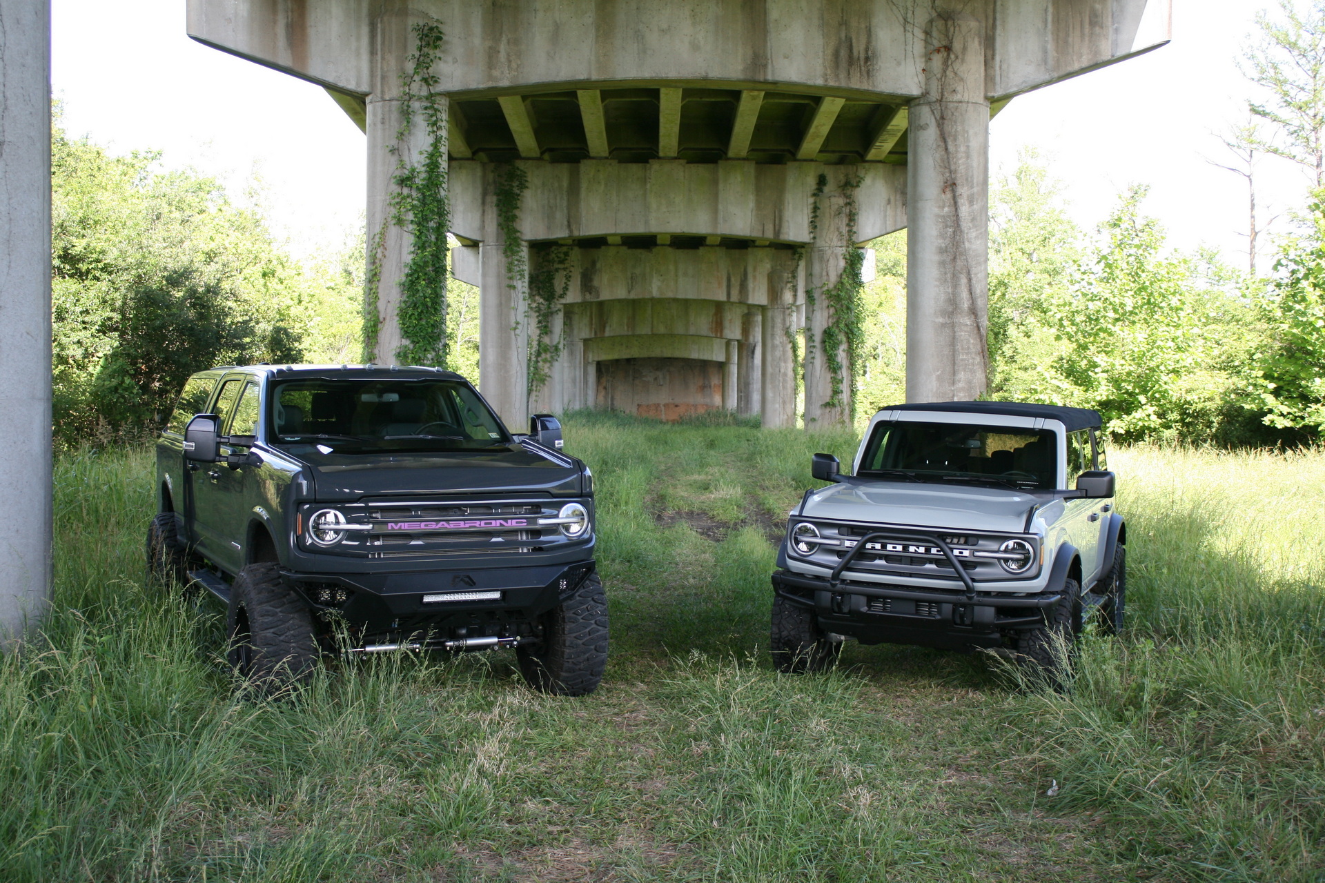 Meet The MegaBronc, A Ford F-250 With Three Rows And A Bronco Face