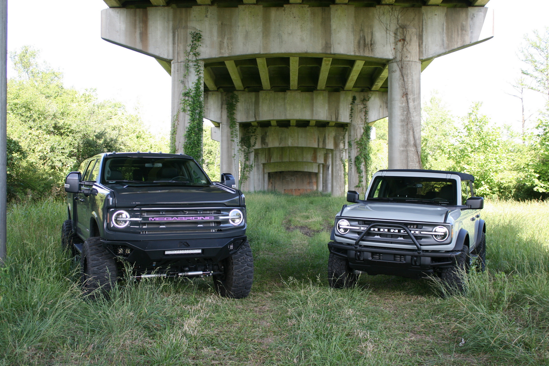 Meet The MegaBronc, A Ford F-250 With Three Rows And A Bronco Face