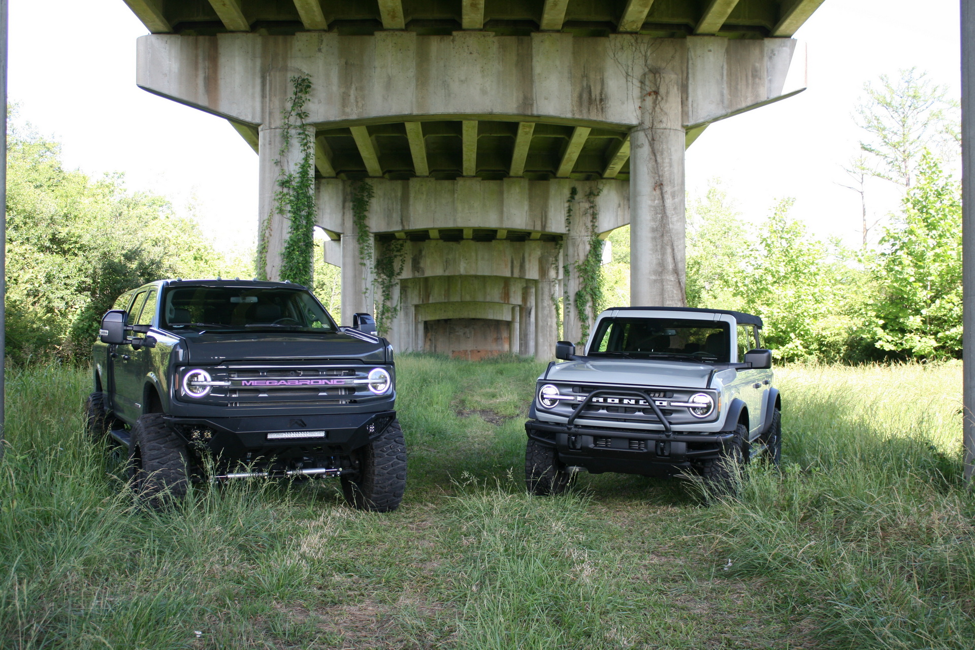 Meet The MegaBronc, A Ford F-250 With Three Rows And A Bronco Face