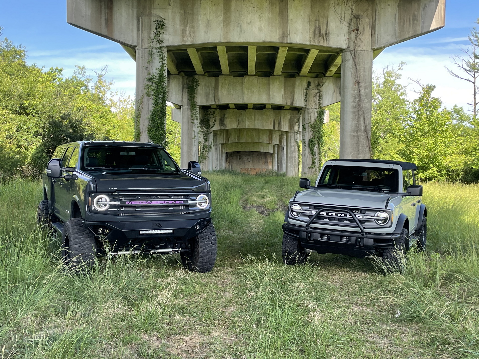 Meet The MegaBronc, A Ford F-250 With Three Rows And A Bronco Face