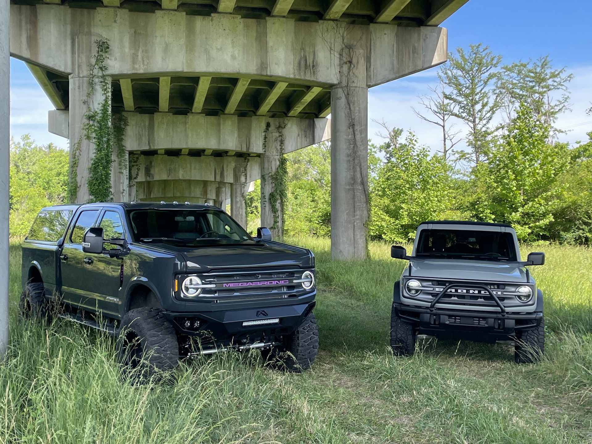 Meet The MegaBronc, A Ford F-250 With Three Rows And A Bronco Face