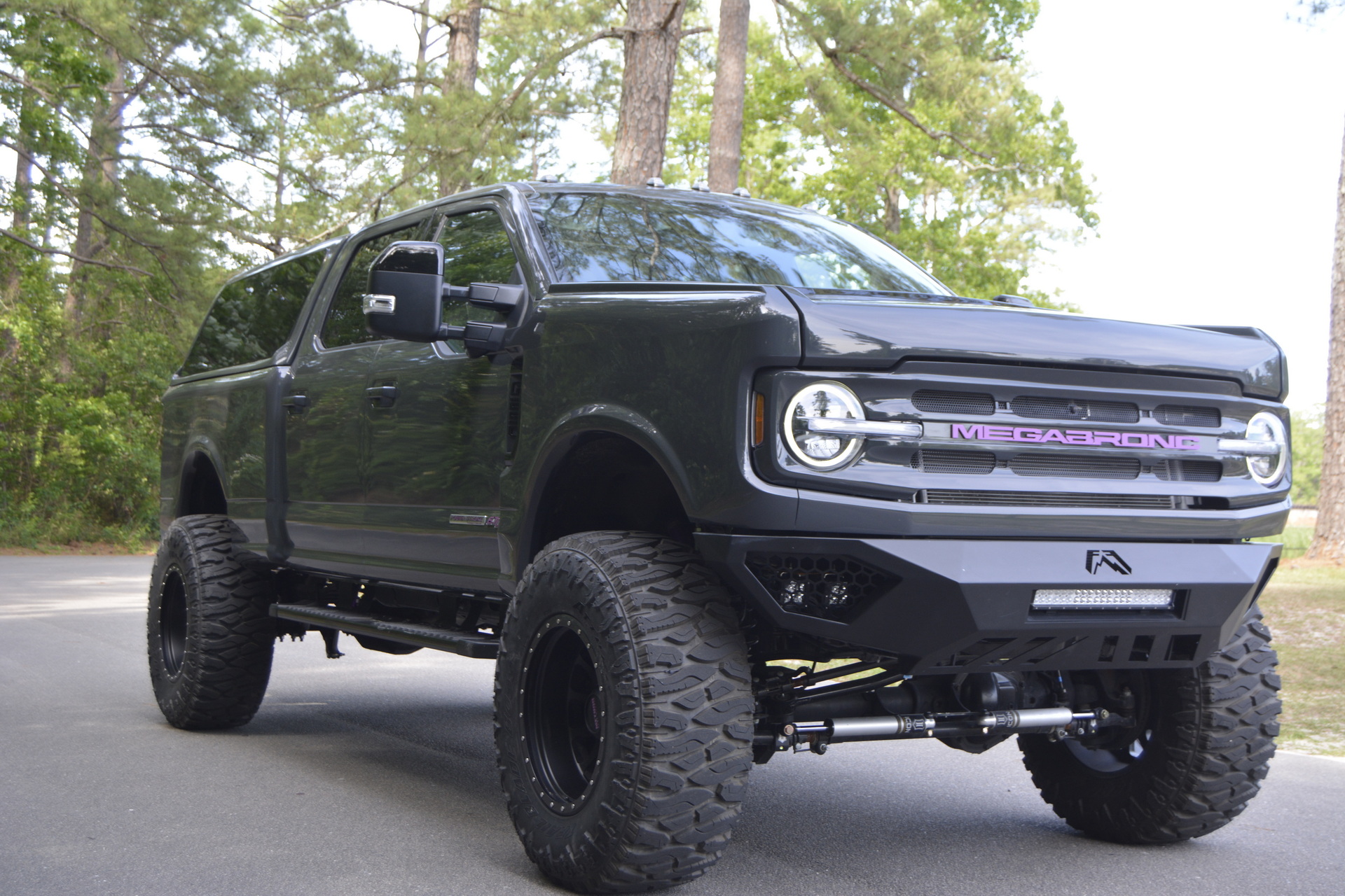 Meet The MegaBronc, A Ford F-250 With Three Rows And A Bronco Face
