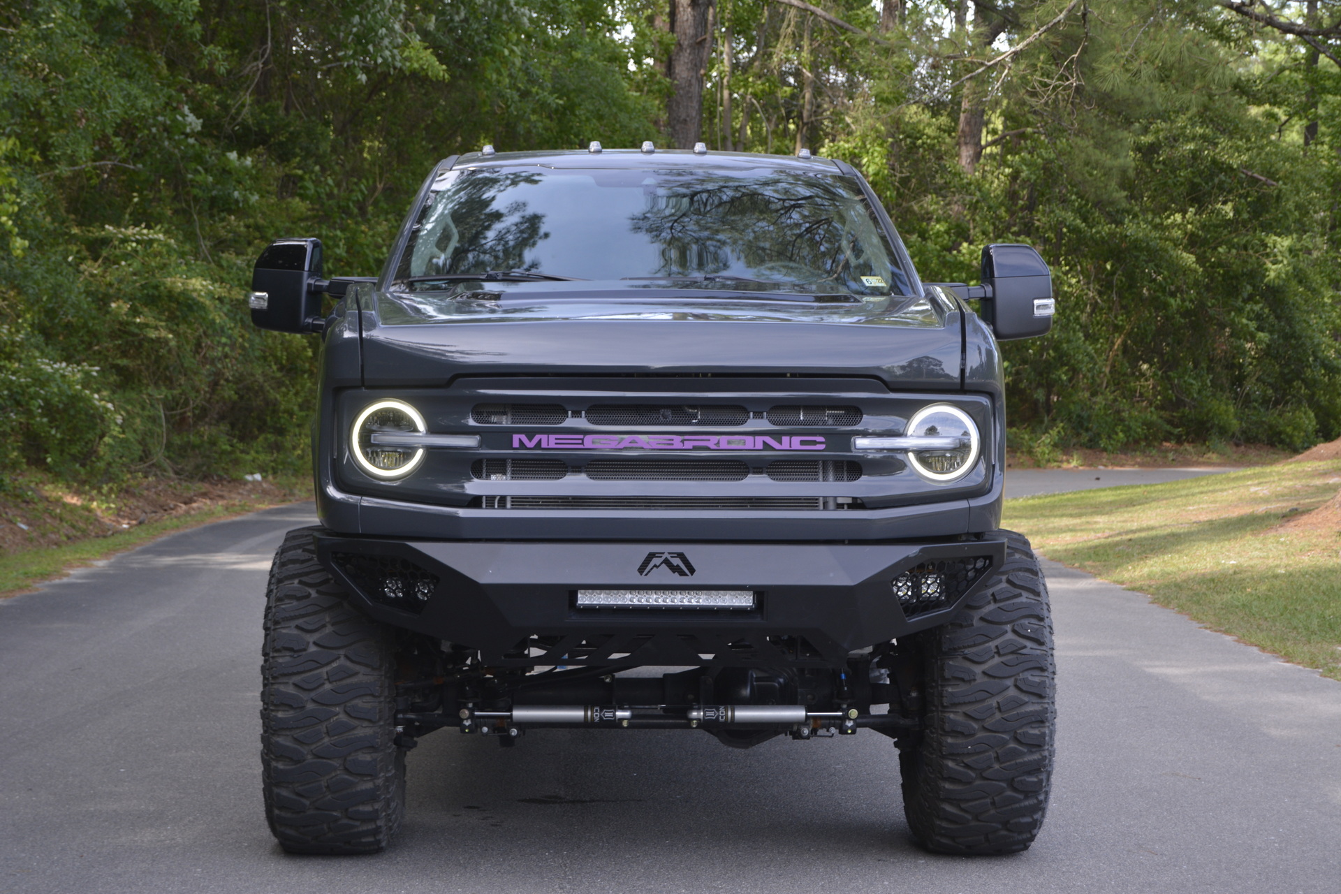 Meet The MegaBronc, A Ford F-250 With Three Rows And A Bronco Face