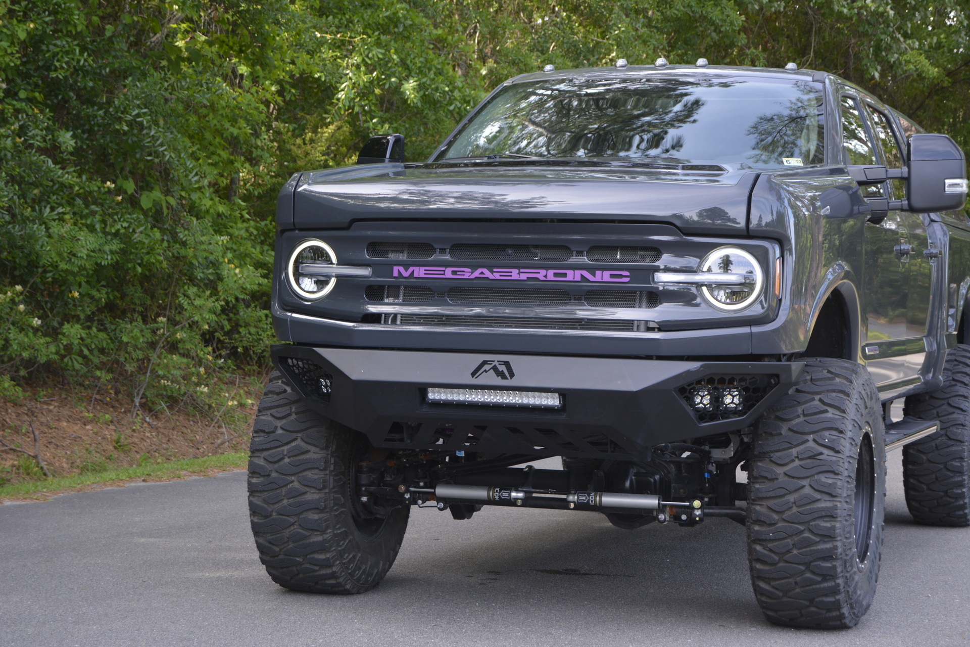 Meet The MegaBronc, A Ford F-250 With Three Rows And A Bronco Face