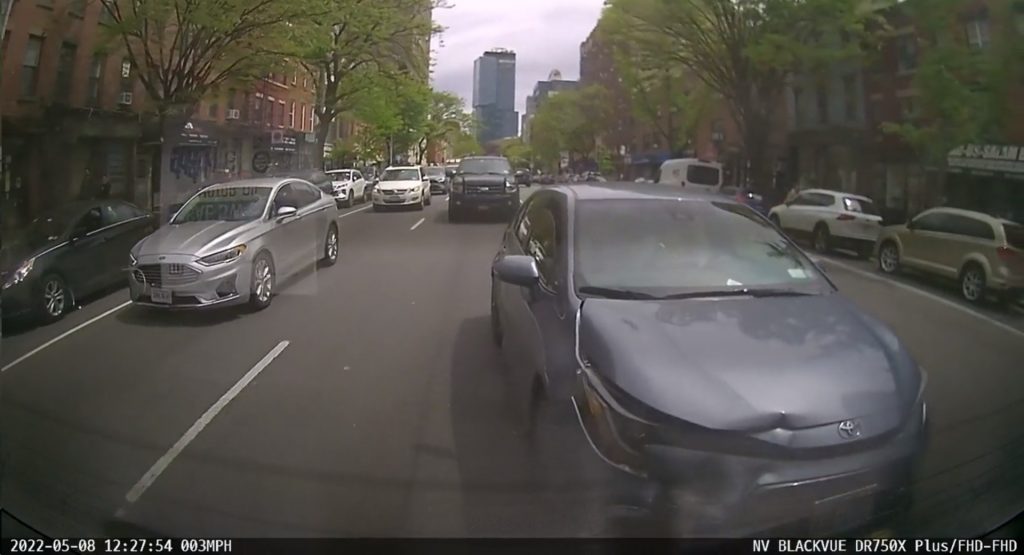 Corolla Driver Rear Ends Car Not Once, But Twice In A Matter Of Seconds