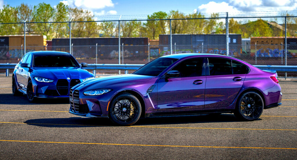  2023 BMW M3 Edition 50 Jahre Revives Heritage Colors Including Techno Violet And Interlagos Blue