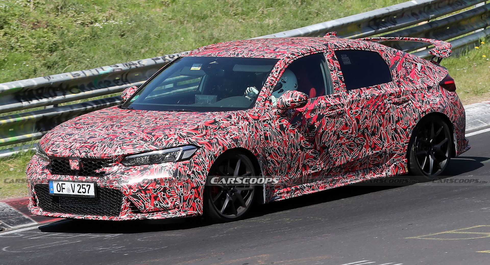 Honda Caught Testing And Taking Pictures Of The 2023 Civic Type R At The  Nürburgring