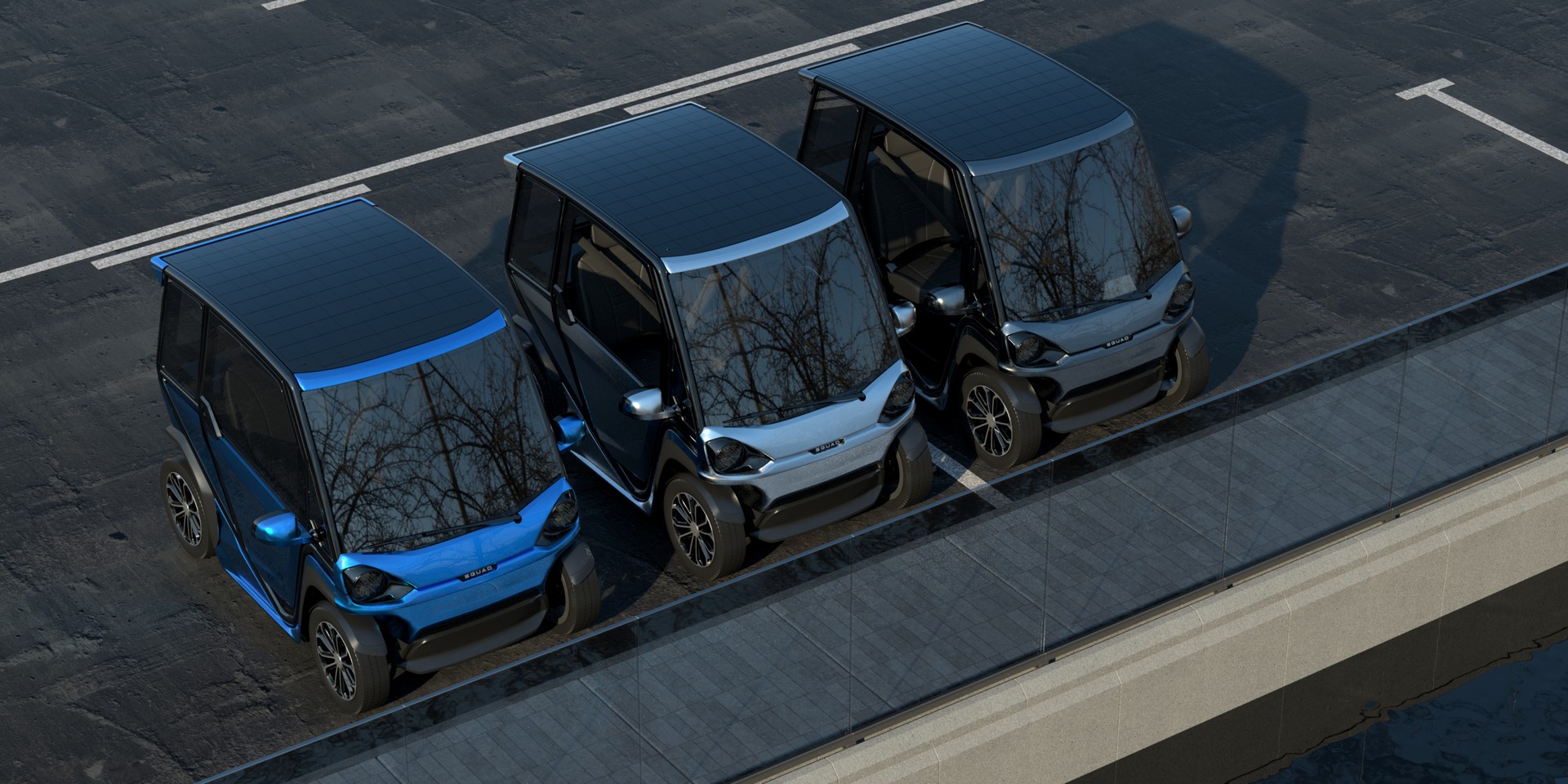 Meet The Squad, A Pint-Sized Urban EV With A Solar Roof