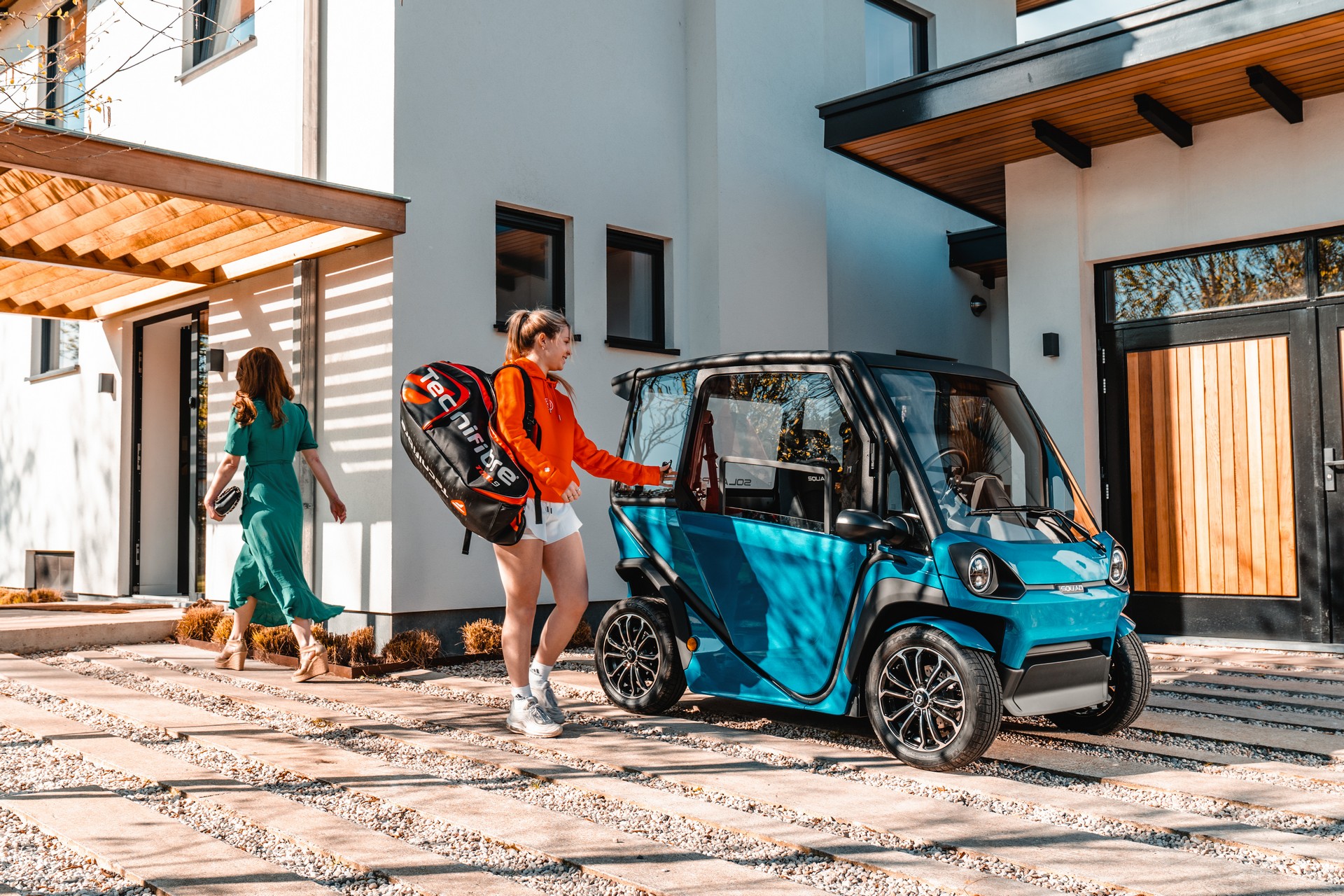Meet The Squad, A Pint-Sized Urban EV With A Solar Roof