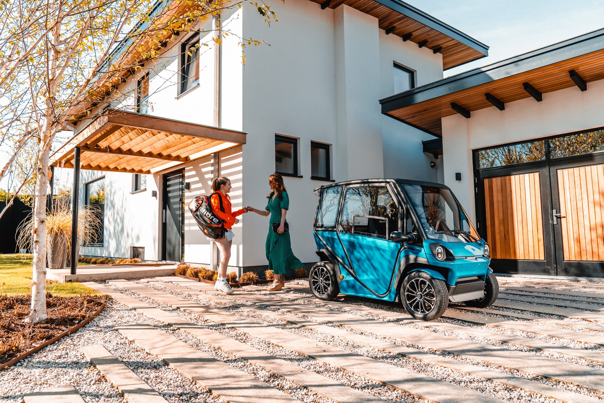 Meet The Squad, A Pint-Sized Urban EV With A Solar Roof