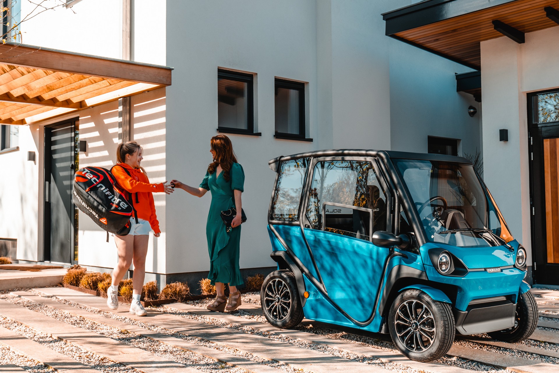 Meet The Squad, A Pint-Sized Urban EV With A Solar Roof