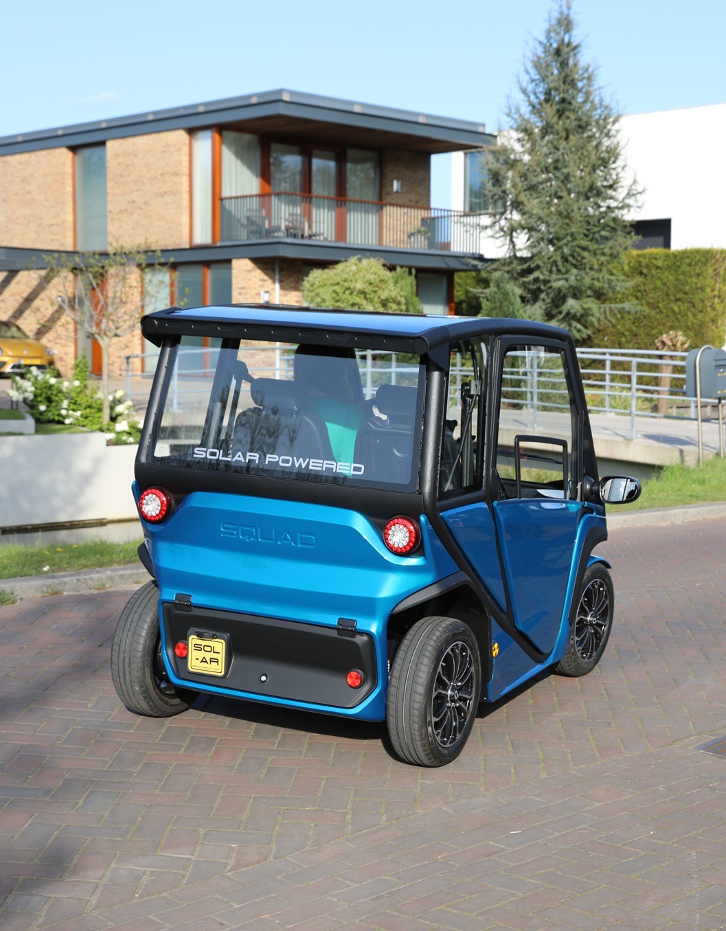 Meet The Squad, A Pint-Sized Urban EV With A Solar Roof