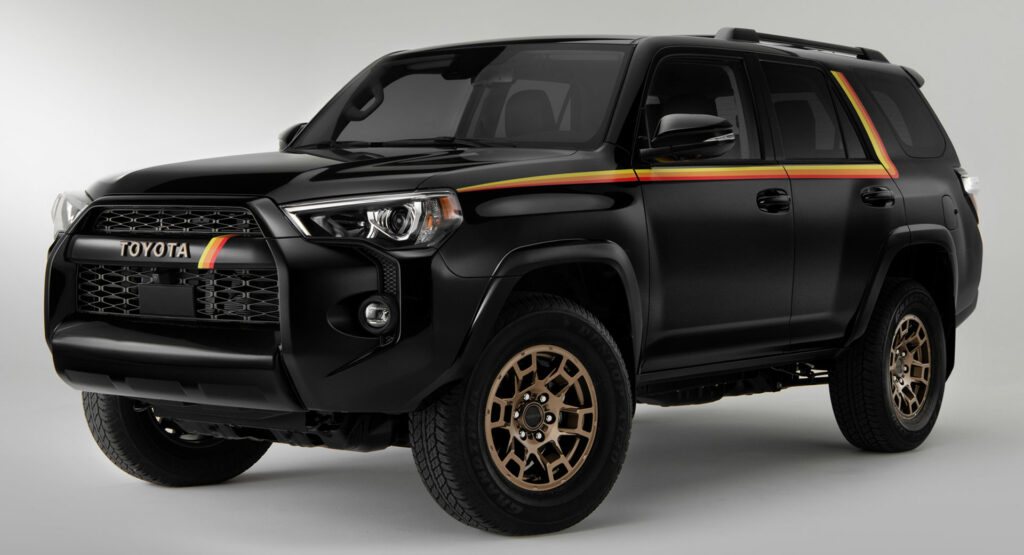  2023 Toyota 4Runner Celebrates Its 40th Birthday With Retro Striped Edition