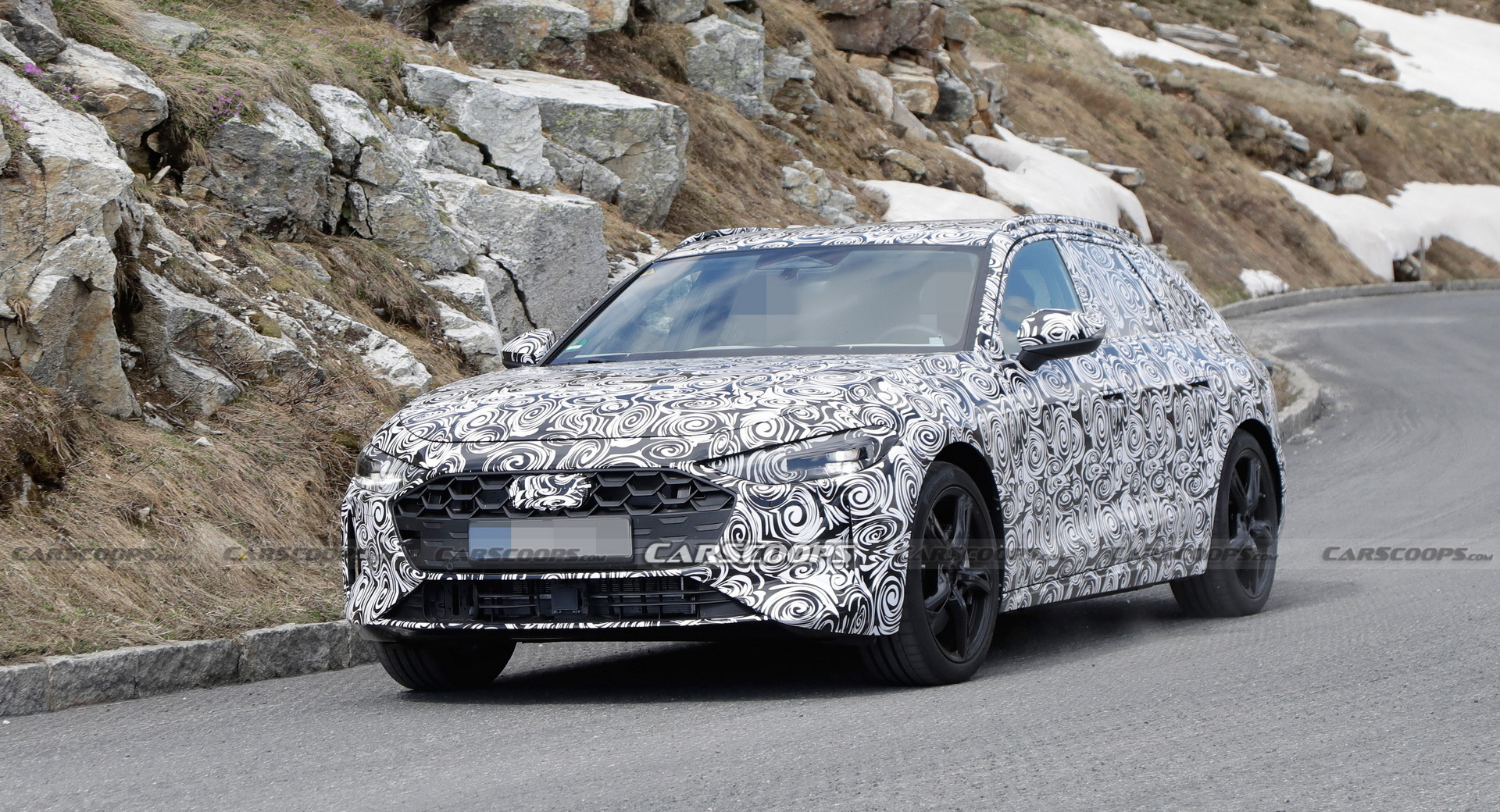 Audi Can’t Hide The 2024 A4 Avant’s Toned Shoulders Under Camouflage