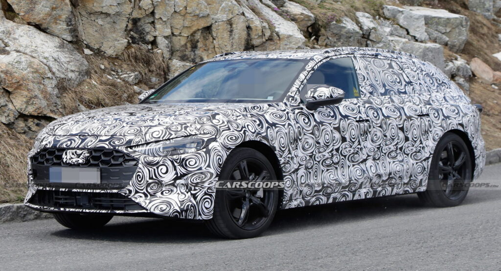  Audi Can’t Hide The 2024 A4 Avant’s Toned Shoulders Under Camouflage