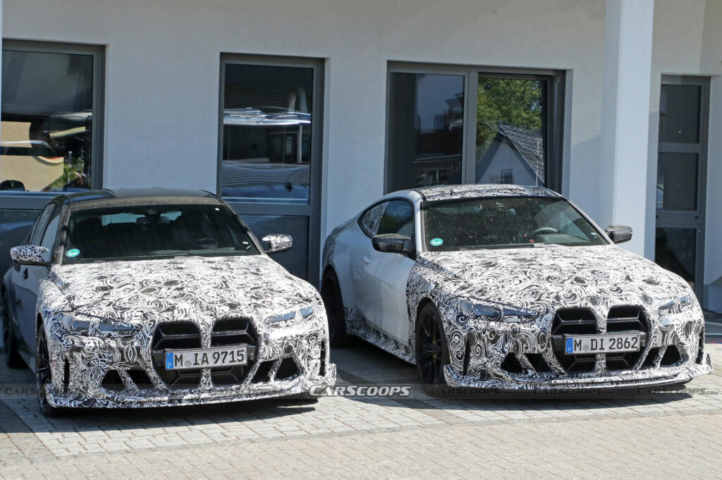 2024 BMW M3 CS Spied As A Four-Door M4 CSL, Could Have Around 533 HP |  Carscoops