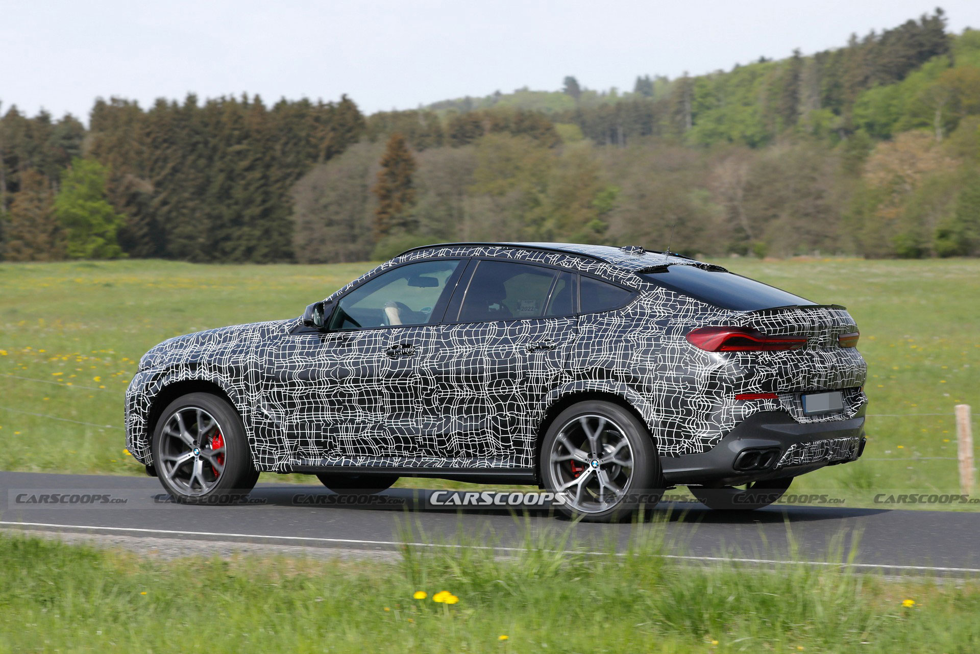 2024 BMW X6 Hides Modest Updates Underneath A Camouflaged Suit