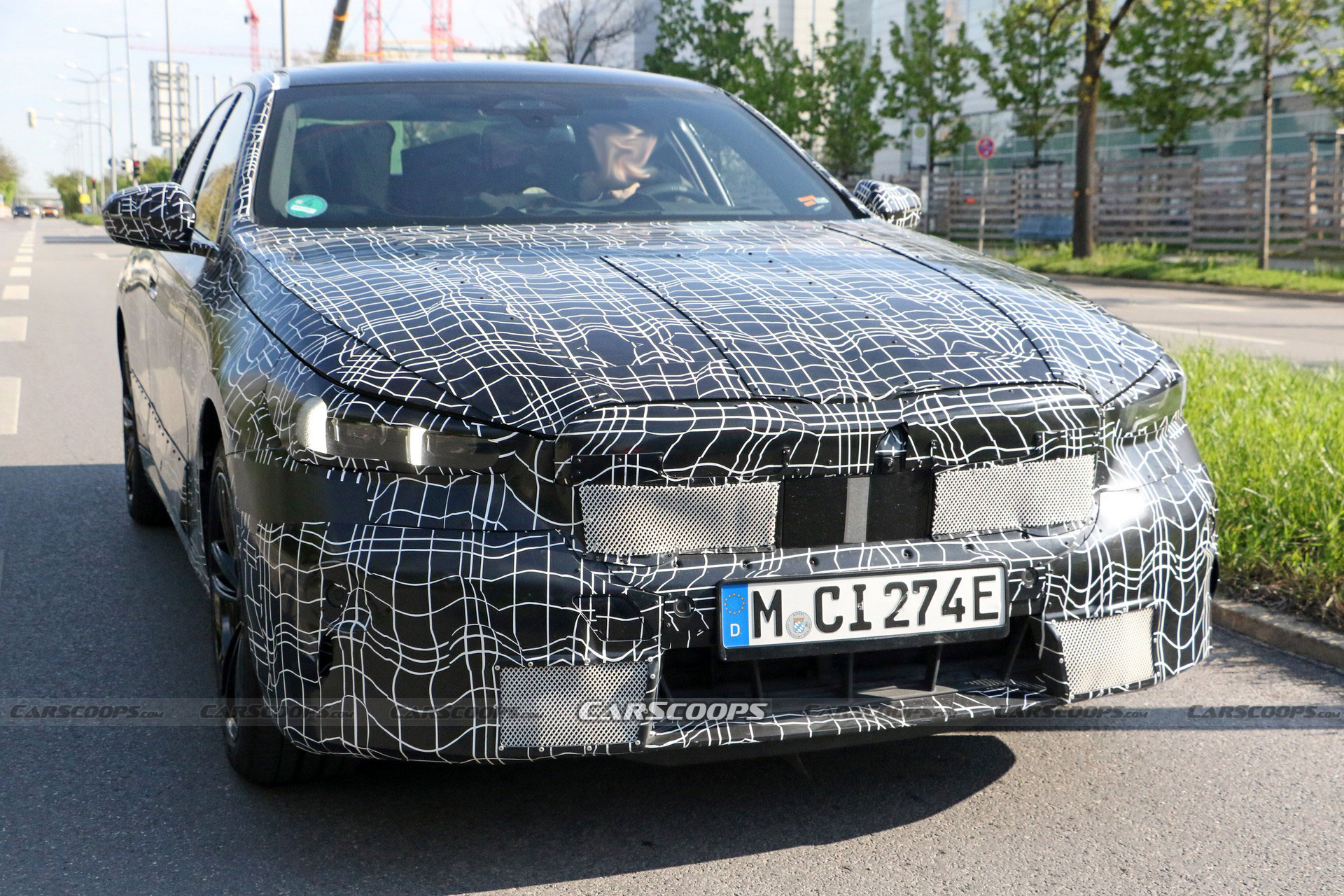 2024 BMW i5 Shows Off Its Interior And Production Headlights In Latest Spy Photos